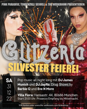 Glitzeria: Silvester Feierei 2023 - 31.12.2022